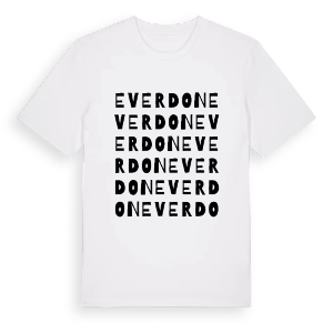 Everdon ordlek t-shirt – ekologisk bomull t-shirt från Pinshirt
