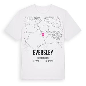 Eversley karta t-shirt – ekologisk bomull t-shirt från Pinshirt