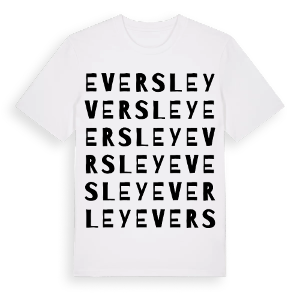 Eversley ordlek t-shirt – ekologisk bomull t-shirt från Pinshirt
