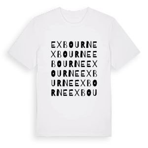 Exbourne ordlek t-shirt – ekologisk bomull t-shirt från Pinshirt