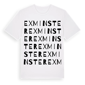 Exminster ordlek t-shirt – ekologisk bomull t-shirt från Pinshirt