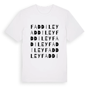 Faddiley ordlek t-shirt – ekologisk bomull t-shirt från Pinshirt