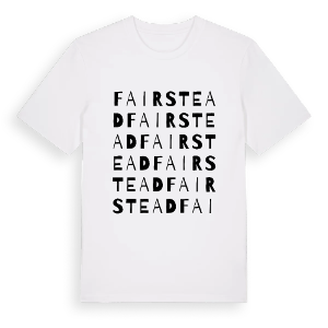 Fairstead ordlek t-shirt – ekologisk bomull t-shirt från Pinshirt