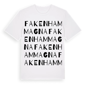 Fakenham Magna ordlek t-shirt – ekologisk bomull t-shirt från Pinshirt