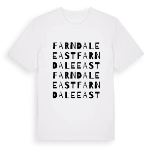 Farndale East ordlek t-shirt – ekologisk bomull t-shirt från Pinshirt