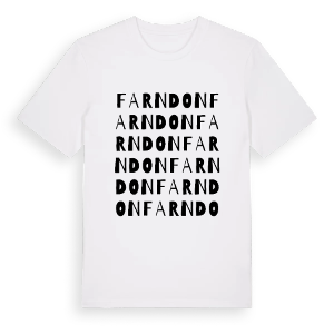 Farndon ordlek t-shirt – ekologisk bomull t-shirt från Pinshirt