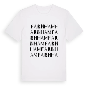 Farnham ordlek t-shirt – ekologisk bomull t-shirt från Pinshirt