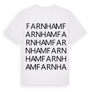 Farnham ordlek t-shirt – ekologisk bomull t-shirt från Pinshirt