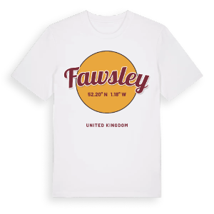 Fawsley cirkel t-shirt – ekologisk bomull t-shirt från Pinshirt