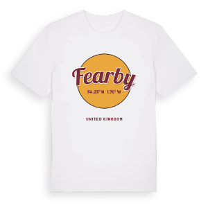 Fearby cirkel t-shirt – ekologisk bomull t-shirt från Pinshirt