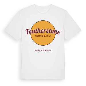 Featherstone cirkel t-shirt – ekologisk bomull t-shirt från Pinshirt