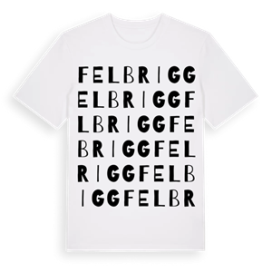 Felbrigg ordlek t-shirt – ekologisk bomull t-shirt från Pinshirt