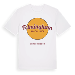 Felmingham cirkel t-shirt – ekologisk bomull t-shirt från Pinshirt