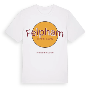 Felpham cirkel t-shirt – ekologisk bomull t-shirt från Pinshirt