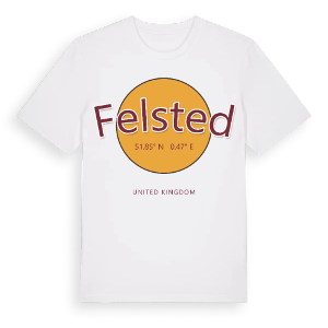 Felsted cirkel t-shirt – ekologisk bomull t-shirt från Pinshirt
