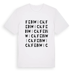 Fenwick ordlek t-shirt – ekologisk bomull t-shirt från Pinshirt