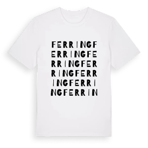 Ferring ordlek t-shirt – ekologisk bomull t-shirt från Pinshirt