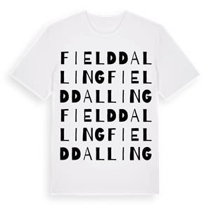 Field Dalling ordlek t-shirt – ekologisk bomull t-shirt från Pinshirt