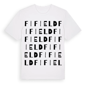 Fifield ordlek t-shirt – ekologisk bomull t-shirt från Pinshirt