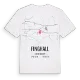 Finghall karta t-shirt