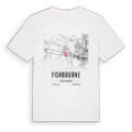 Fishbourne karta t-shirt