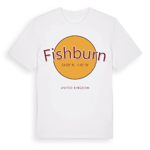 Fishburn cirkel t-shirt – ekologisk bomull t-shirt från Pinshirt
