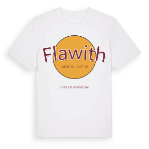 Flawith cirkel t-shirt – ekologisk bomull t-shirt från Pinshirt