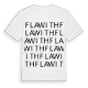 Flawith ordlek t-shirt