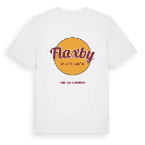 Flaxby cirkel t-shirt – ekologisk bomull t-shirt från Pinshirt
