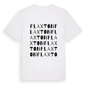 Flaxton ordlek t-shirt – ekologisk bomull t-shirt från Pinshirt