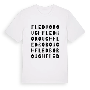 Fledborough ordlek t-shirt – ekologisk bomull t-shirt från Pinshirt