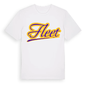 Fleet baseball t-shirt – ekologisk bomull t-shirt från Pinshirt