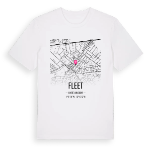 Fleet karta t-shirt – ekologisk bomull t-shirt från Pinshirt