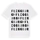 Fleggburgh ordlek t-shirt