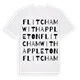 Flitcham with Appleton ordlek t-shirt