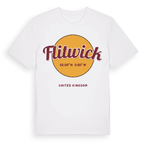 Flitwick cirkel t-shirt – ekologisk bomull t-shirt från Pinshirt