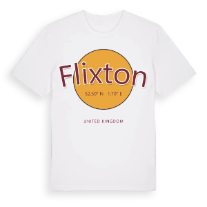 Flixton cirkel t-shirt – ekologisk bomull t-shirt från Pinshirt