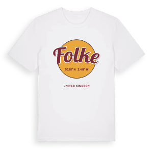 Folke cirkel t-shirt – ekologisk bomull t-shirt från Pinshirt