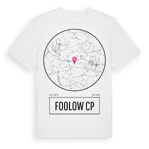Foolow CP t-shirt – ekologisk bomull t-shirt från Pinshirt