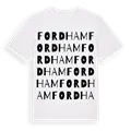 Fordham ordlek t-shirt