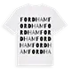 Fordham ordlek t-shirt