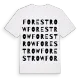 Forest Row ordlek t-shirt