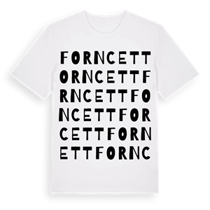 Forncett ordlek t-shirt – ekologisk bomull t-shirt från Pinshirt