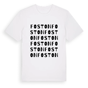 Foston ordlek t-shirt – ekologisk bomull t-shirt från Pinshirt