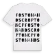 Foston and Scropton CP ordlek t-shirt