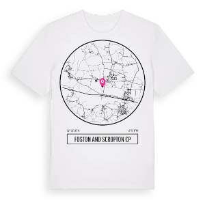 Foston and Scropton CP t-shirt – ekologisk bomull t-shirt från Pinshirt