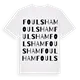 Foulsham ordlek t-shirt