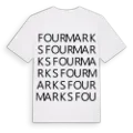 Four Marks ordlek t-shirt