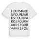 Four Marks ordlek t-shirt