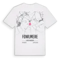 Fowlmere karta t-shirt